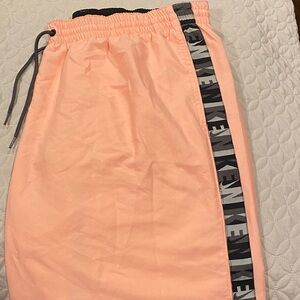 Nike Coral Swim Trunks with Charcoal Details